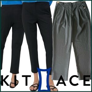 Kit and Ace Black Rose Gold Adjustable Waist Crop Pant (2)
